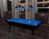 Blue Pool table game