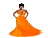 ROBE DE SOIREE ORANGE