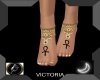 Egypt Cleopatra Feet/Set