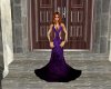 gothic purple gown