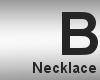 L- Benji necklace black