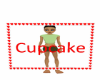Flashing Sign Cupcake