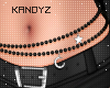 !!K Waist Beads Black