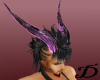 !D! 3 Layer Horns Purple