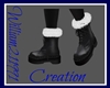 Black Santa Boots