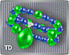 Lime Blue Bracelets