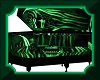 Green/Skull Coffin Chair