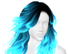 Alicia Neon Aqua Hair