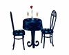 LS Blue Velvet Table