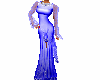 Long Blue Evening Gown