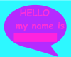 Name tag