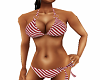 Red Stripes Bikini
