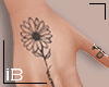 Nails + Daisy Tattoo