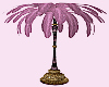Pink feather vase