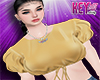 K- Sleeve Crop Gold