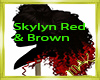 Skylyn Red & Brown