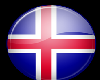 Iceland Button Sticker