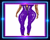 Sexy Purple  PVC Suit