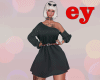 Ey Black Dres + Belt
