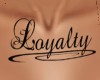 Loyalty Chest Tattoo