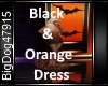 [BD]Black&OrangeDress