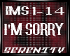 I'M SORRY - IVAN B