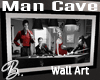 *B* Man Cave Wall Art