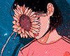 꽃 Sunflower Cutout