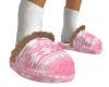pink christmas slippers