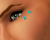 *Aqua Eyelid Piercing/L