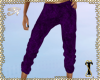 ![T] Capris Purple Leth