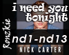 i need U tonight-nick C.