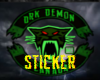 drk demon sticker