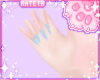 ❀ Nails Blue