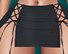 Lace UP Skirt Black