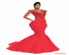 Red BeDazzle Gown