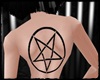 Back pentagram tat