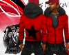 g star red hood jacket