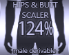 Hips & Butt Scaler 124%