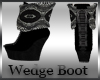 ~B~ Wedge Boot Blk/Grey