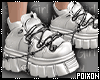 ** Goth Boots White