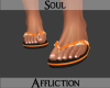 Orange FlipFlops