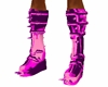 PINK SPIKES BOOTS
