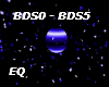 EQ Blue Disco Ball Light