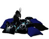black blue pillows