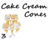 Cake Cream Cones 3