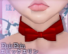 [E]*Cute Red Bow Tie*