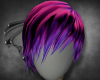 666 l hoodie hair purple