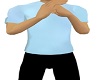 light blue t