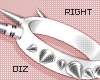 !!D Arm Spike Silver R